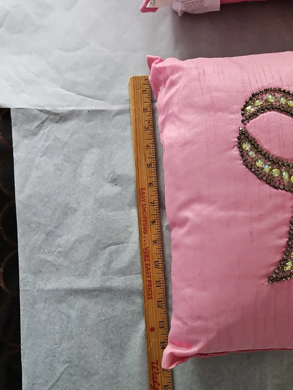 Throw Pillow Set Ribbons & Bows  Women Girls NWT